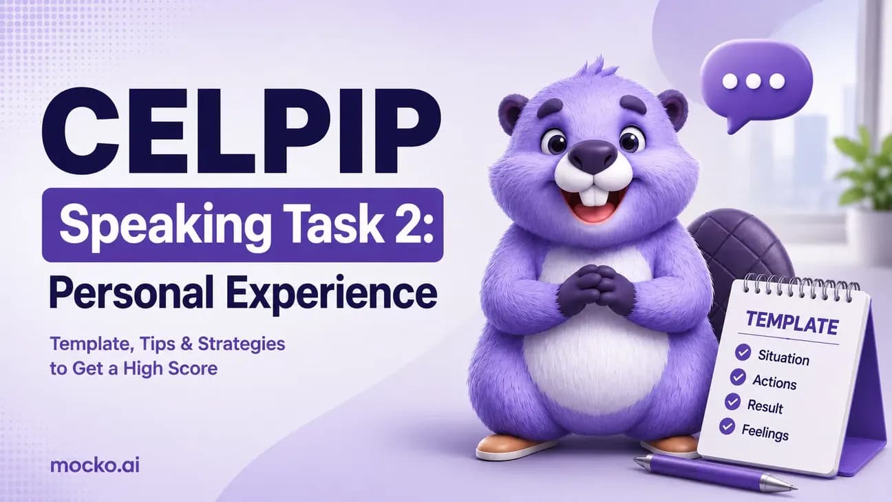 CELPIP Speaking Task 2: Personal Experience