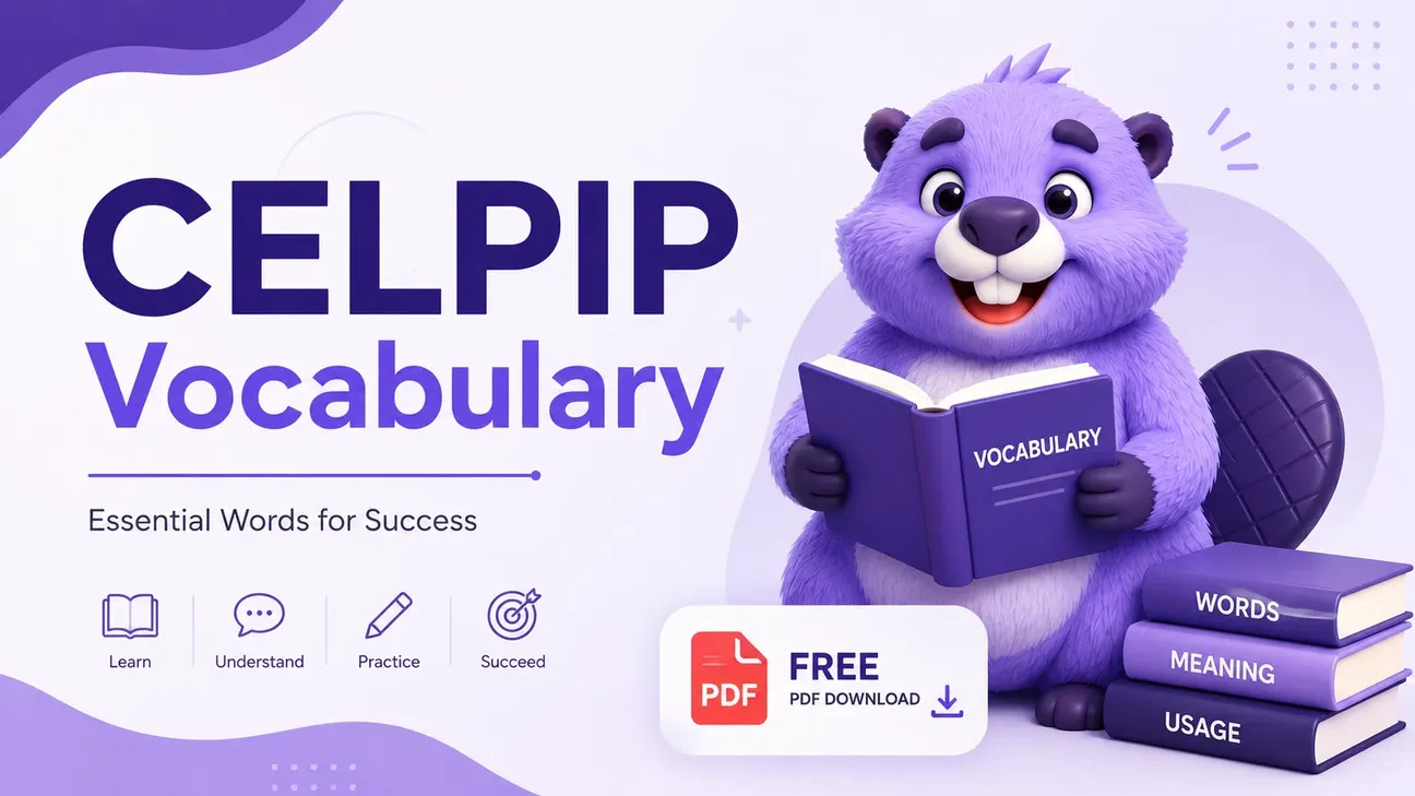 CELPIP Vocabulary (PDF Words to Boost Your Score)