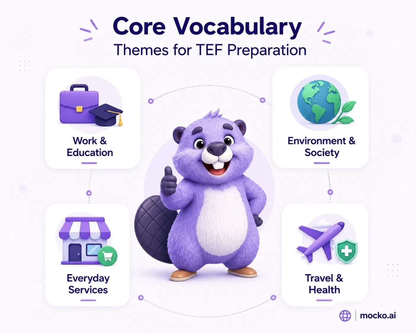 Core Vocabulary Themes for TEF Preparation