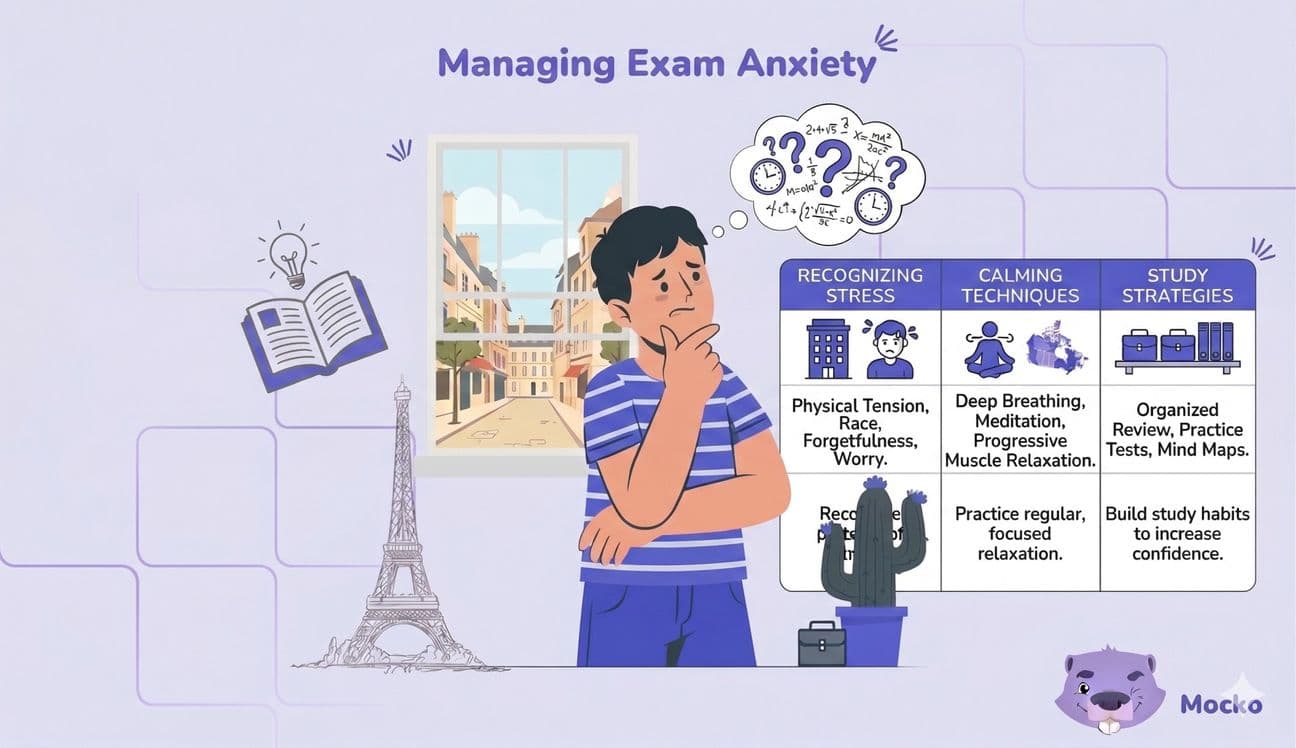 Conquer the Nerves: Your Guide to Mastering Exam Anxiety for French Proficiency Tests