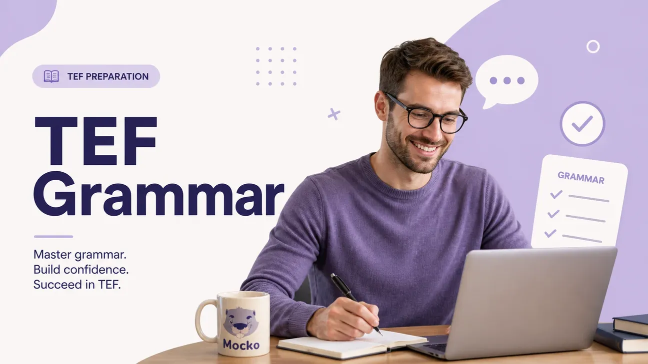 TEF Grammar Structure and Sections: Test & Practice 