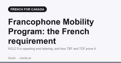 Francophone Mobility Program: French Level Needed and How to Prove It
