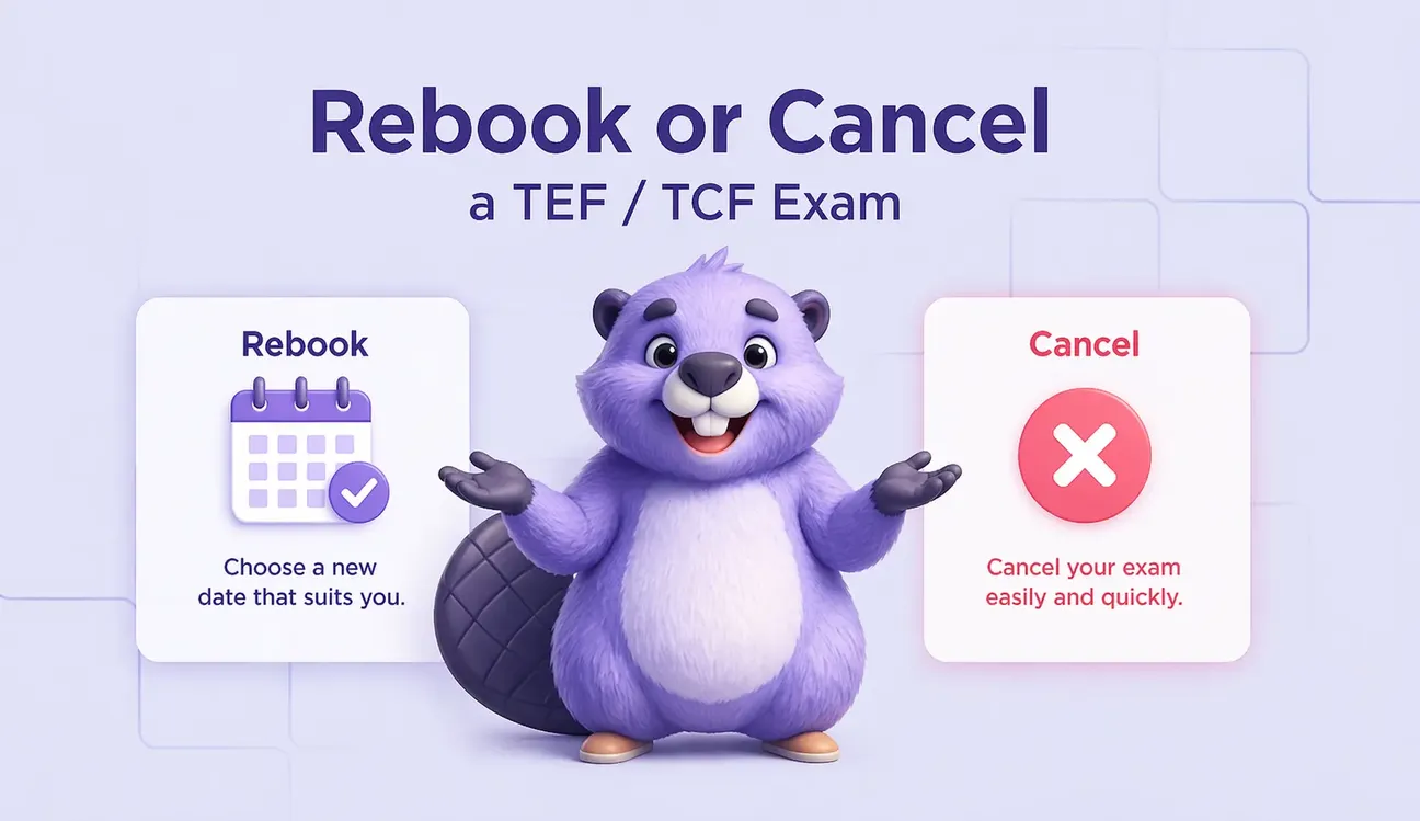 How to Rebook or Cancel a TEF / TCF Exam: Deadlines, Fees & Steps