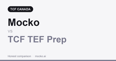 Mocko vs TCF TEF Prep comparison for TCF
