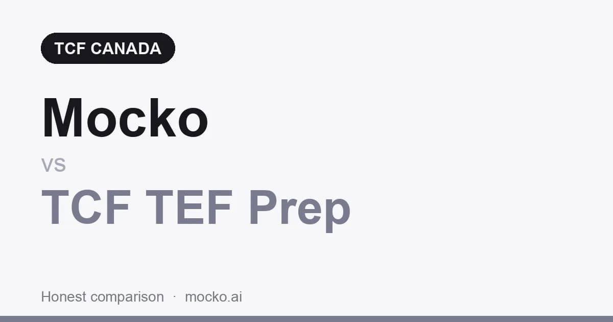 Mocko vs TCF TEF Prep: Which Is Better for TCF Canada?