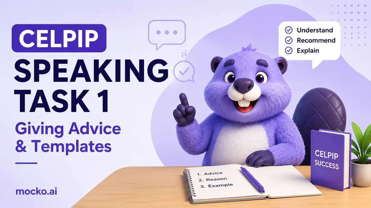 CELPIP Speaking Task 1: Giving Advice
