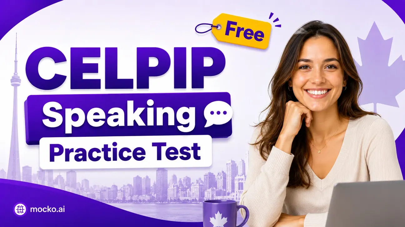 CELPIP Speaking Test - Free Practice