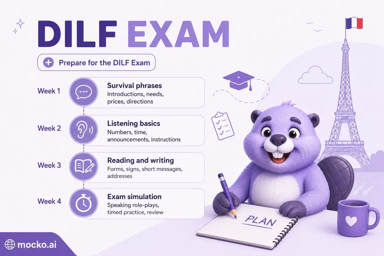 DILF Exam Study Plan
