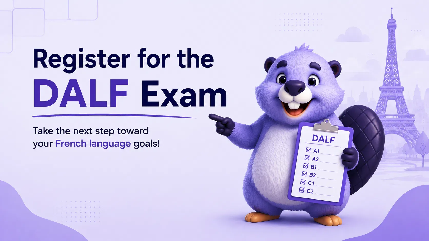 Register for the DALF Exam