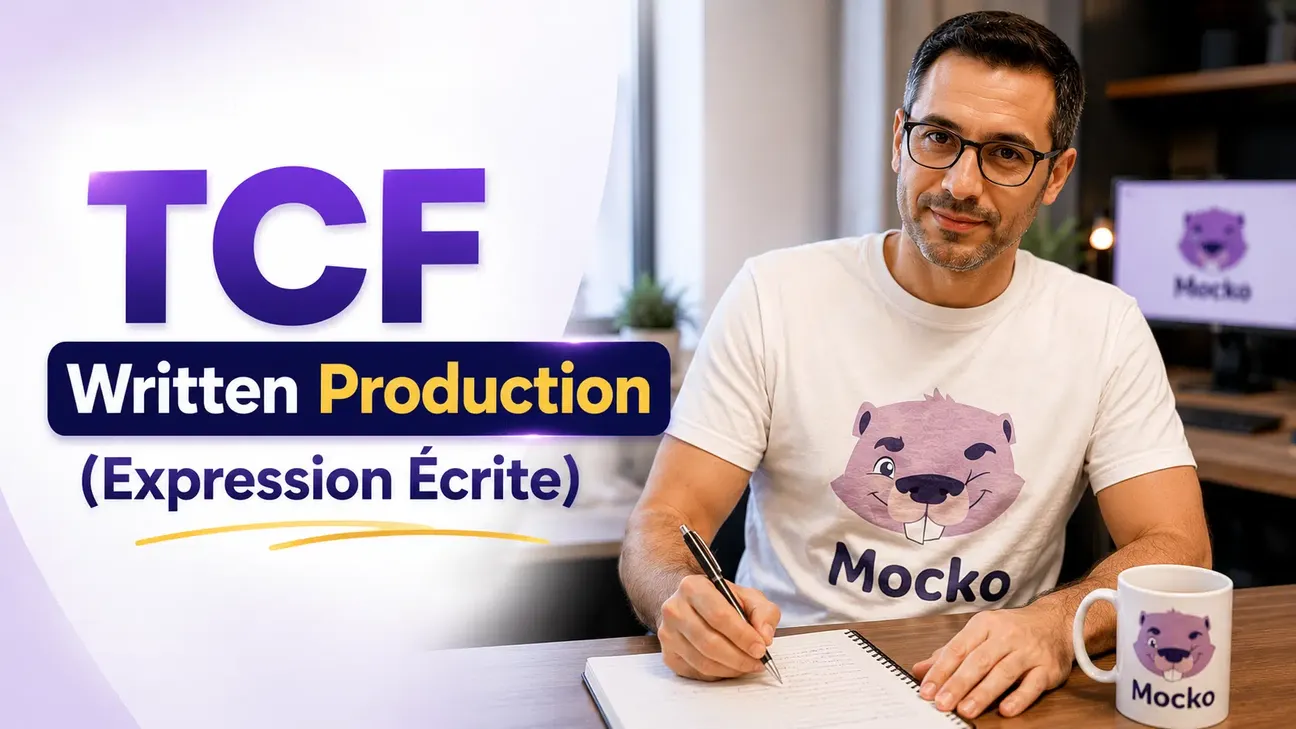 TCF Written Production (Expression Écrite) - Online Test