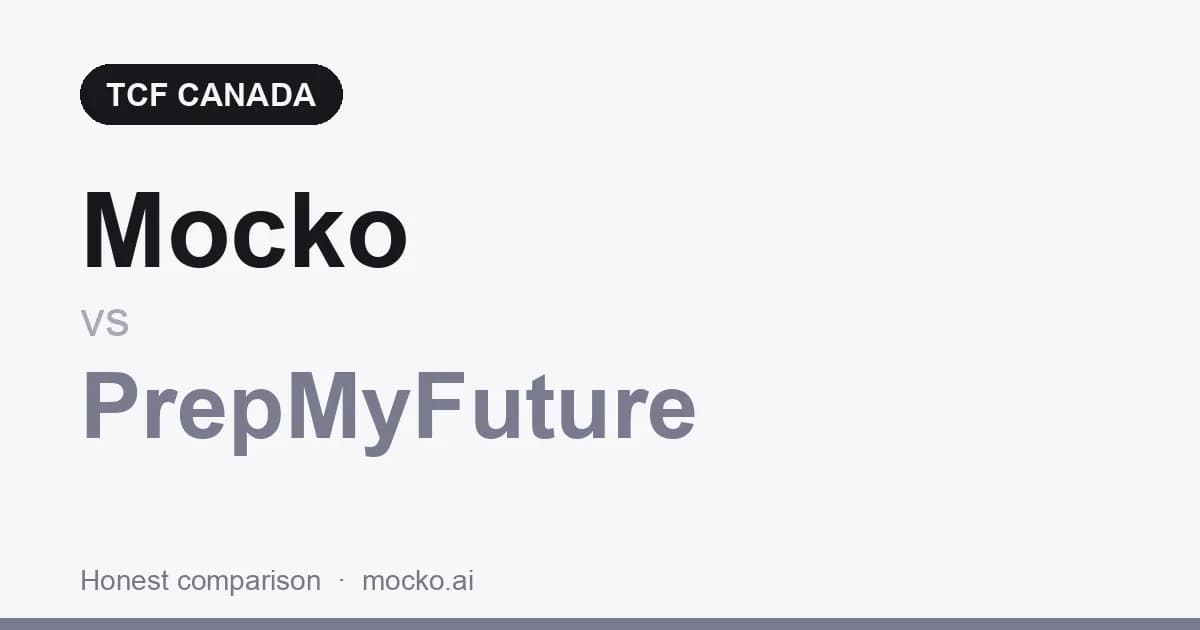 Mocko vs PrepMyFuture: Which Is Better for TCF Canada?