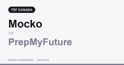 Mocko vs PrepMyFuture comparison for TEF
