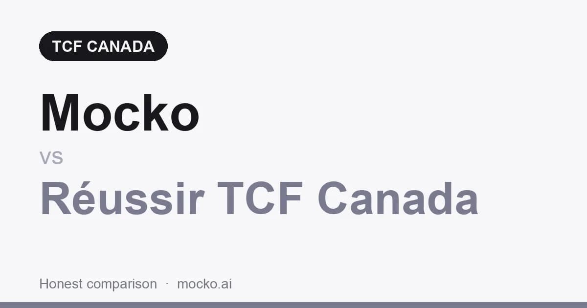 Mocko vs Réussir TCF Canada: Which Should You Choose?